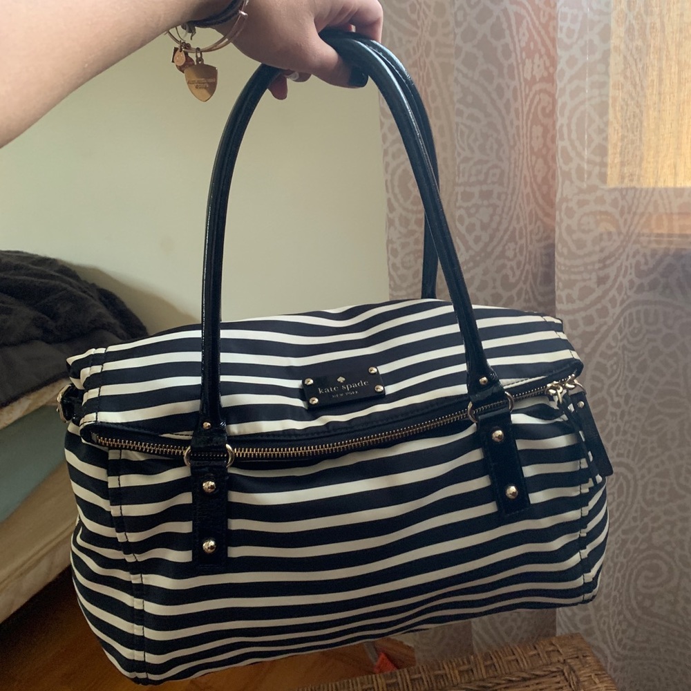 Kate Spade Striped Shoulder Bag